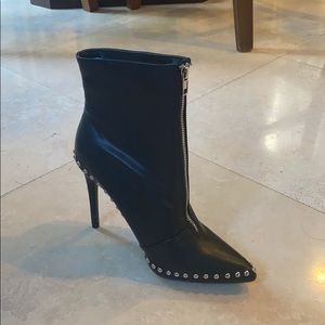 Studded heeled booties NEVER WORN BRAND NEW LTD ED